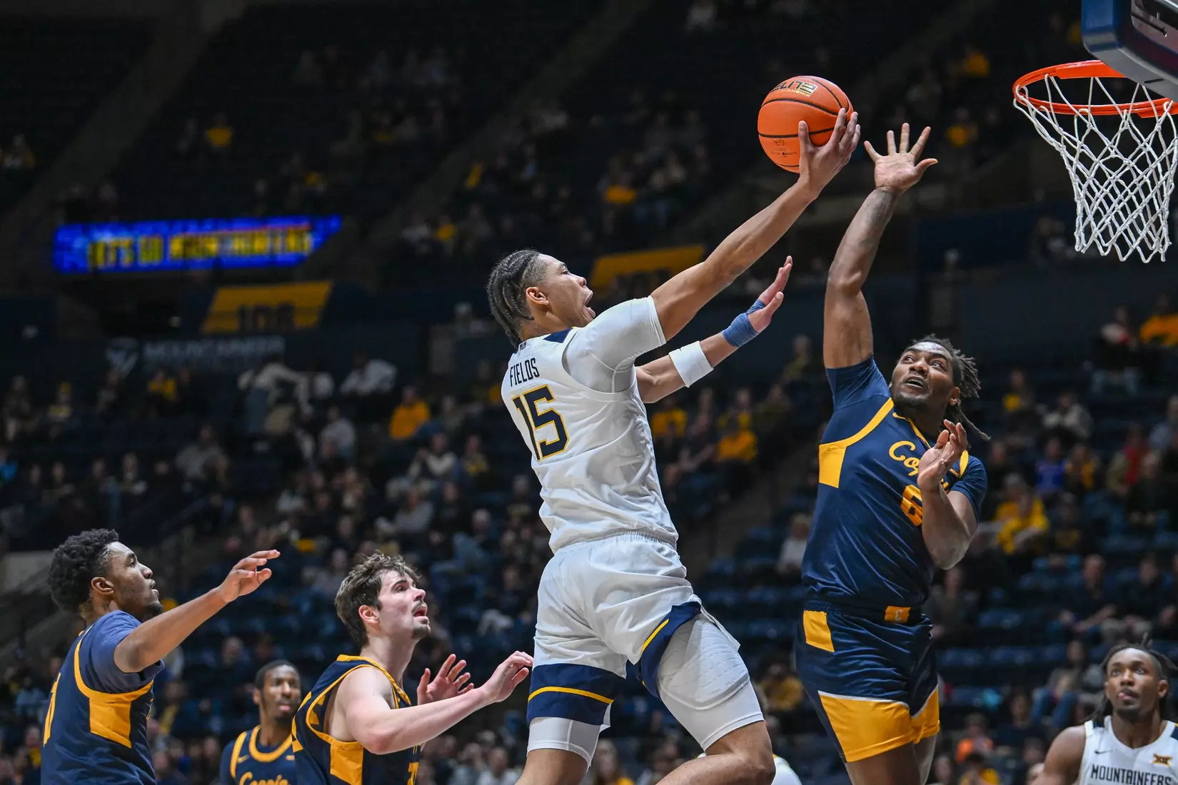 Game action WVU vs Coppin St. Dec. 3, 2025 at the Hope Coliseum