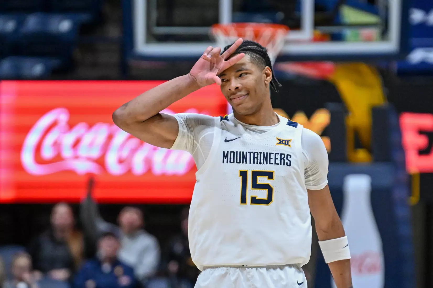 Game action WVU vs Coppin St. Dec. 3, 2025 at the Hope Coliseum