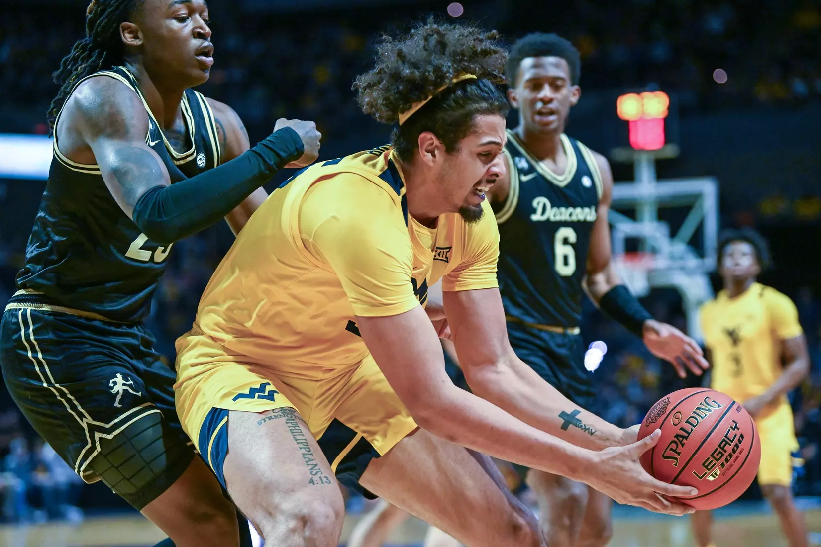 WVU vs Wake Forest basketball Dec. 6, 2025 in Charleston, WV.