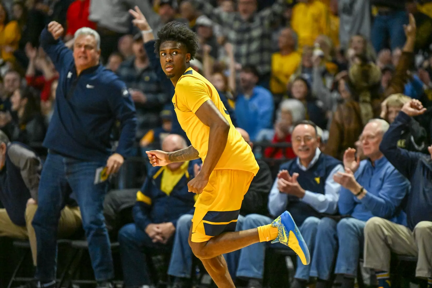 WVU vs Wake Forest basketball Dec. 6, 2025 in Charleston, WV.