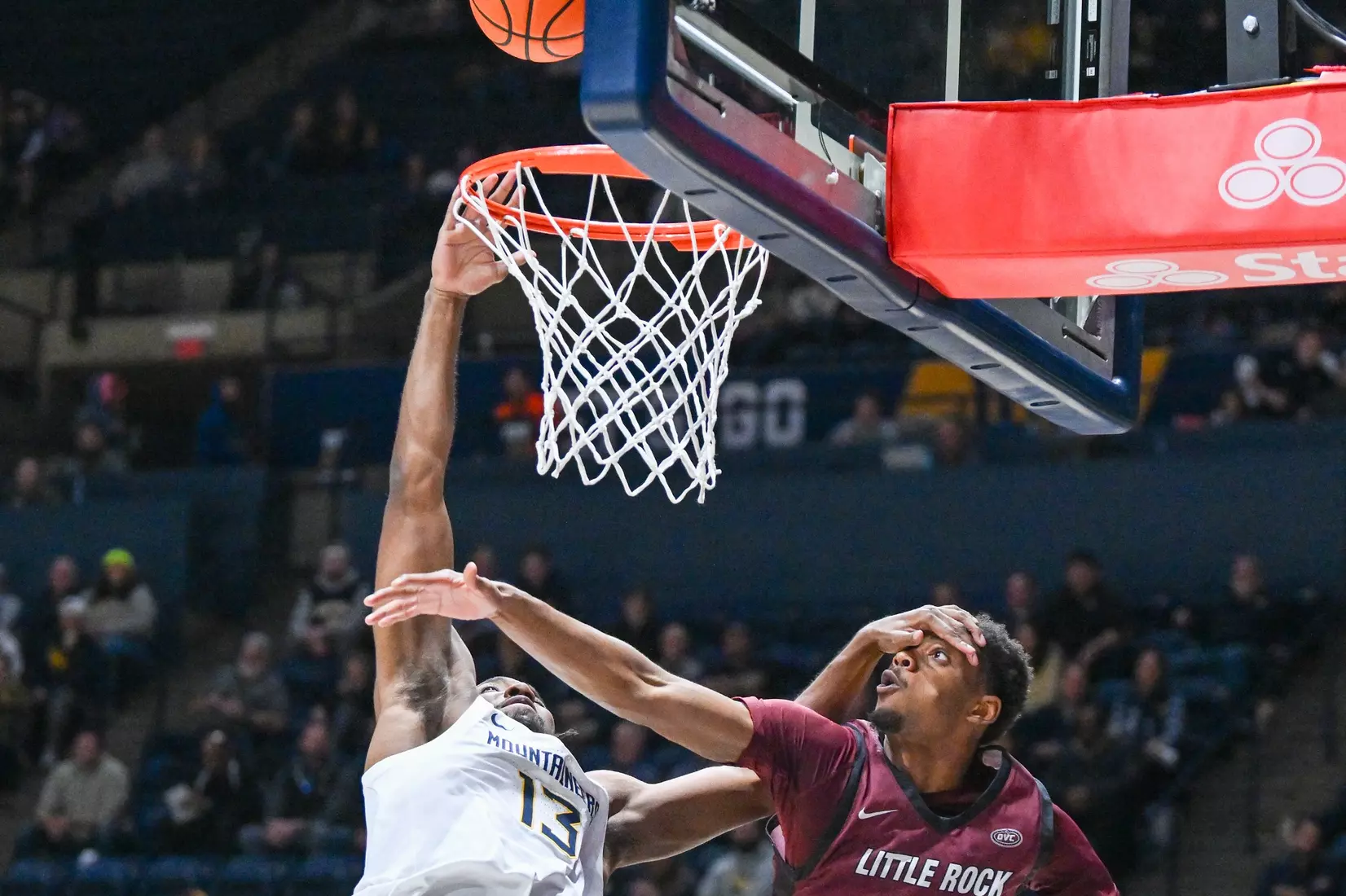 WVU vs Little Rock game action Tuesday Dec. 9, 2025