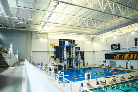 Dive tower at Peak Health Aquatic Center