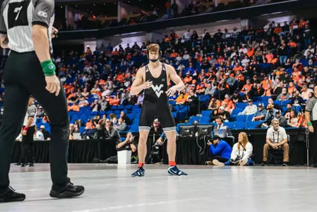 Dennis Robin at 2025 Big 12 Wrestling Championships