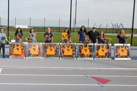 Track and field senior day