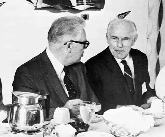 Art Rooney and Steve Harrick