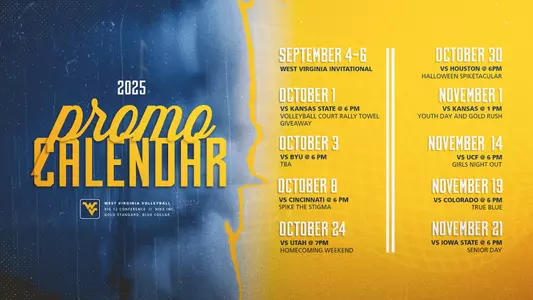 VB 2025 Promotional Schedule