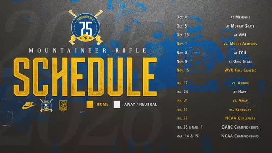 Rifle 2025-26 Schedule