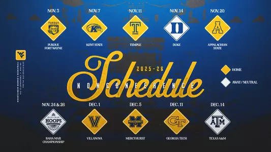 WBB Non Conference Schedule