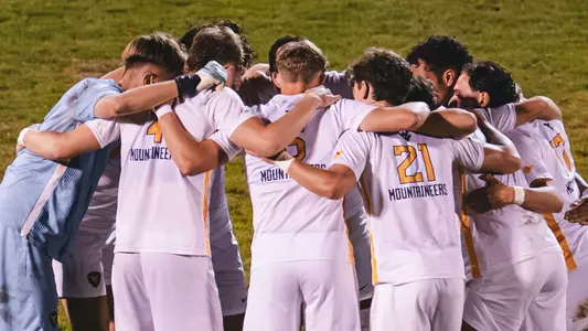 Men's Soccer Huddle