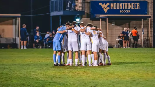 Men's Soccer Huddle