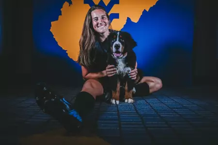 bailey herfurth with dog
