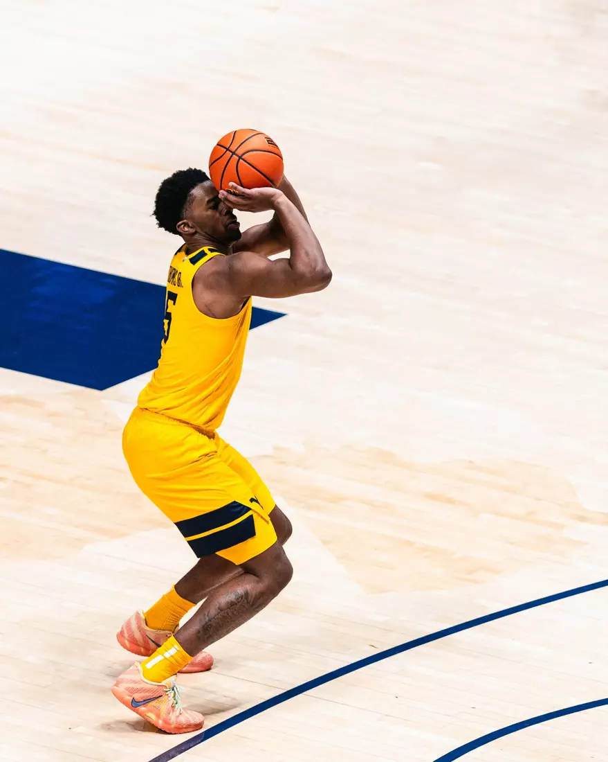 West Virginia hosts No. 22 Kansas on Jan. 10, 2026, at Hope Coliseum in Morgantown, W.Va.