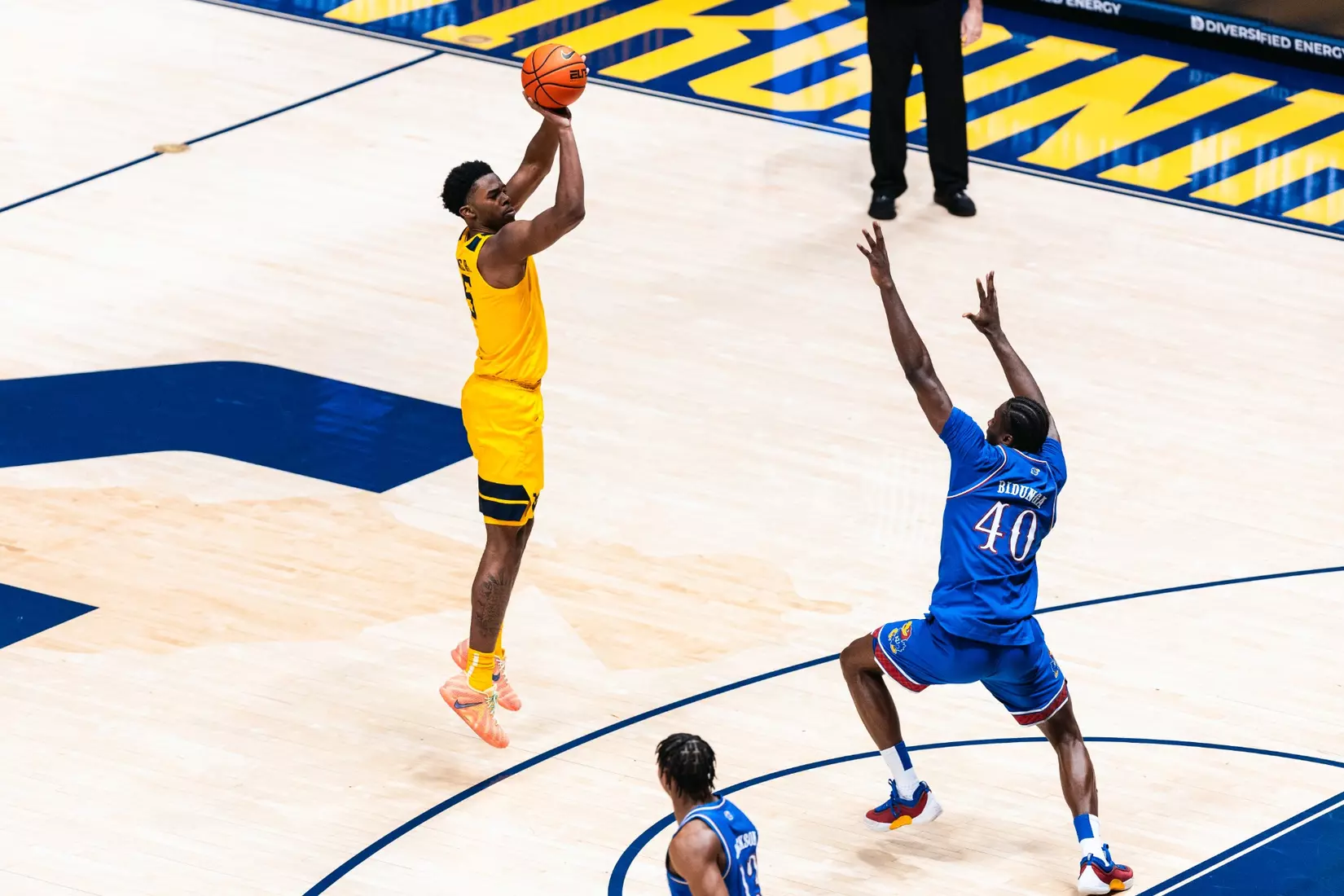 West Virginia hosts No. 22 Kansas on Jan. 10, 2026, at Hope Coliseum in Morgantown, W.Va.