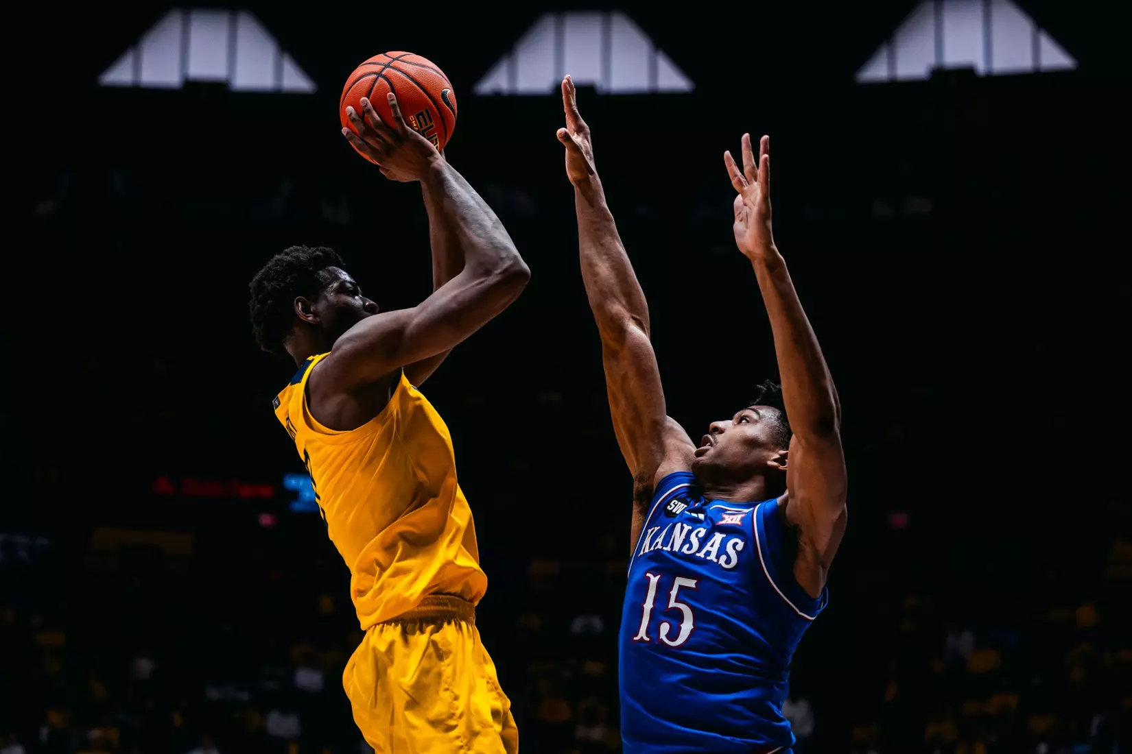 West Virginia hosts No. 22 Kansas on Jan. 10, 2026, at Hope Coliseum in Morgantown, W.Va.