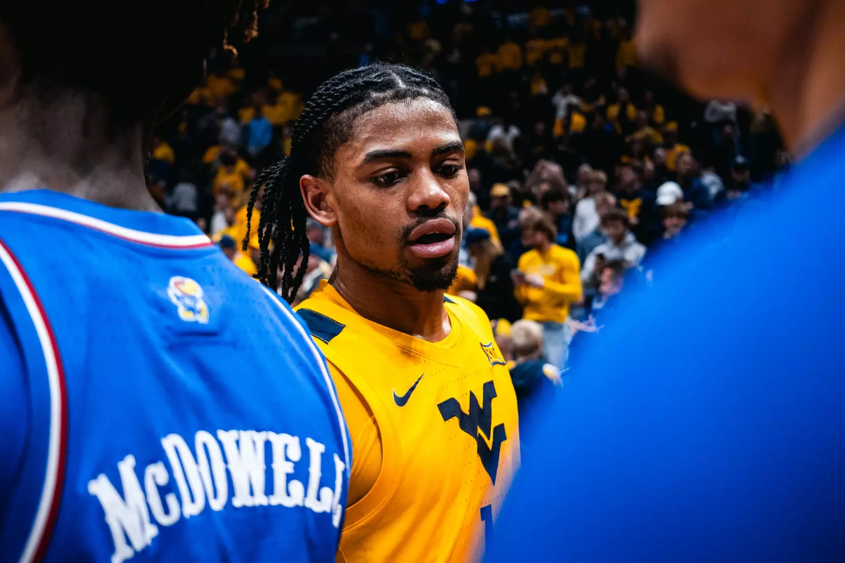 West Virginia hosts No. 22 Kansas on Jan. 10, 2026, at Hope Coliseum in Morgantown, W.Va.