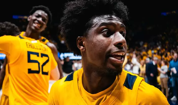 West Virginia hosts No. 22 Kansas on Jan. 10, 2026, at Hope Coliseum in Morgantown, W.Va.