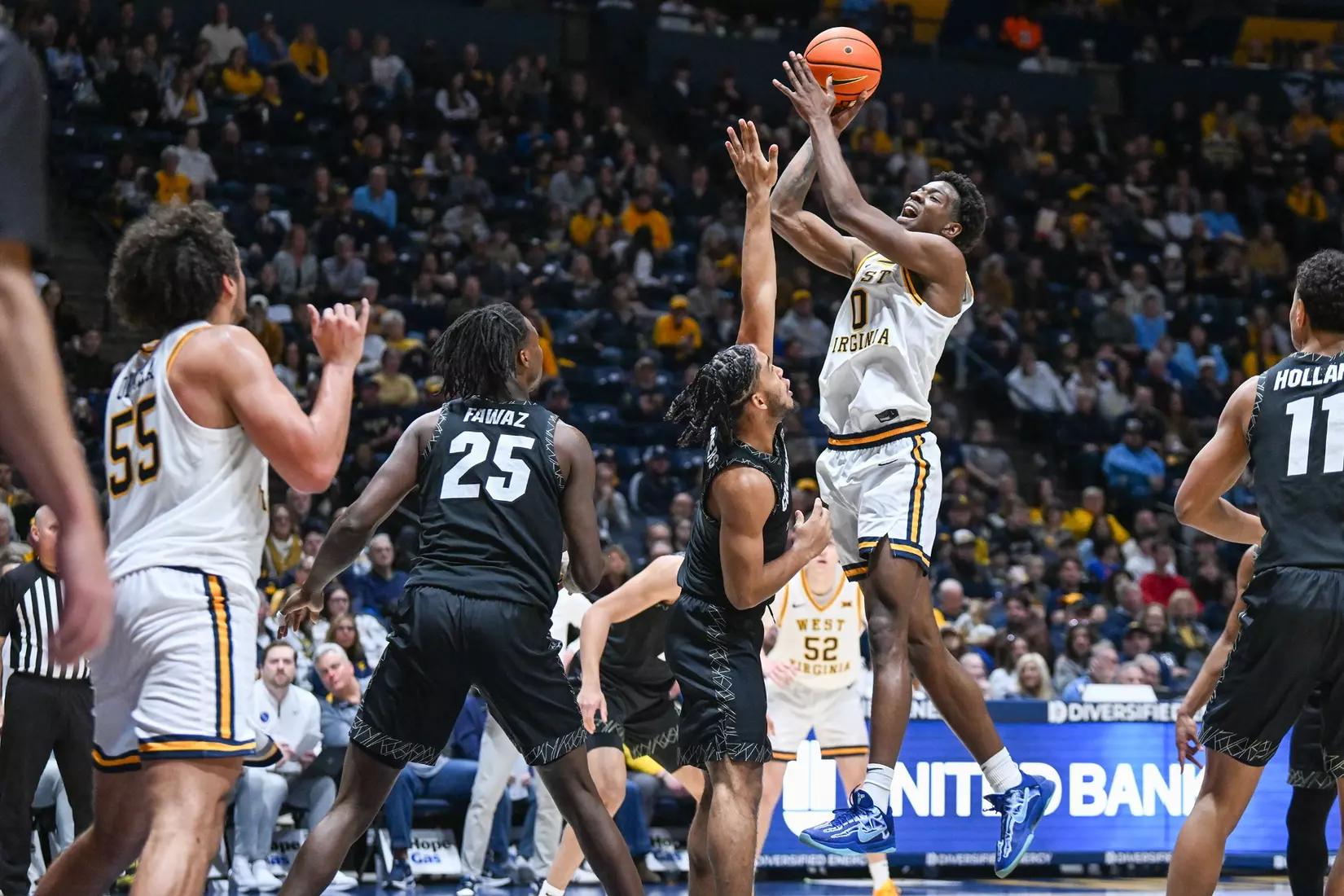 Game action from WVU vs Colorado Saturday, Jan. 17, 2026 at the Hope Coliseum.