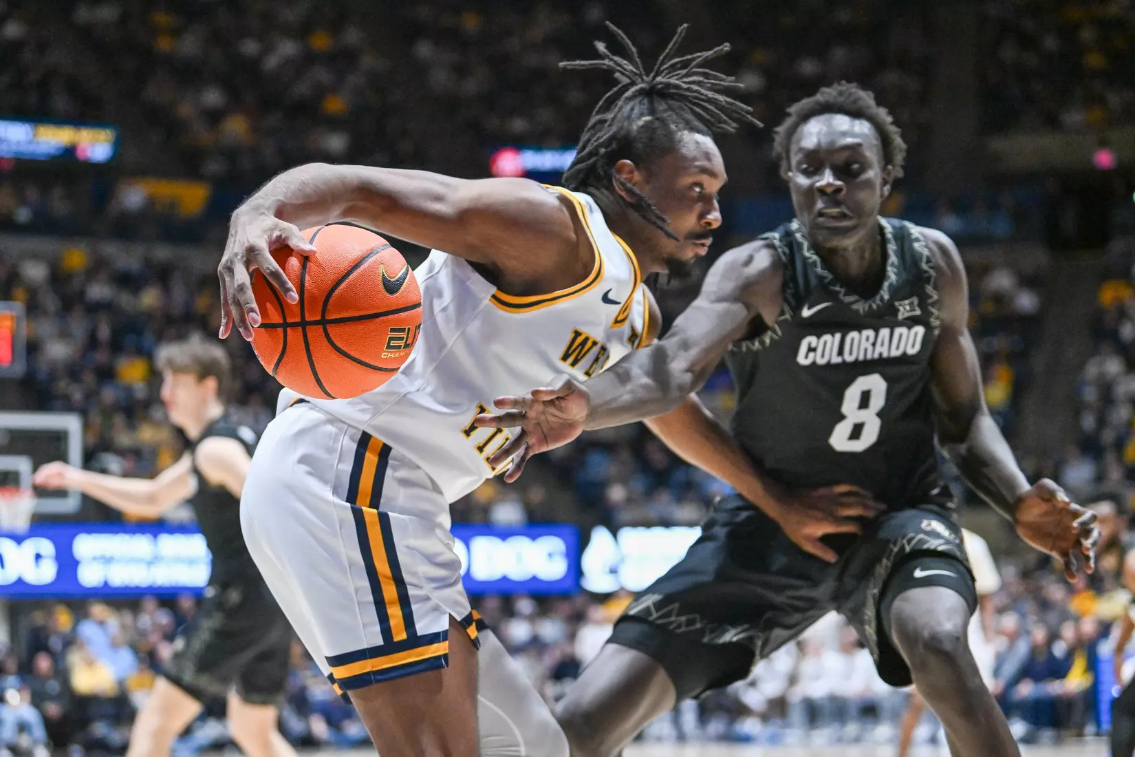 Game action from WVU vs Colorado Saturday, Jan. 17, 2026 at the Hope Coliseum.