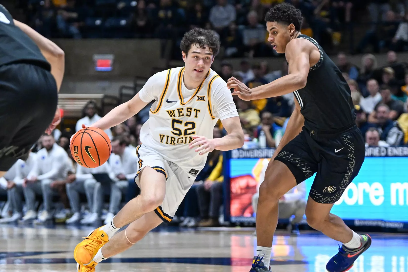 Game action from WVU vs Colorado Saturday, Jan. 17, 2026 at the Hope Coliseum.