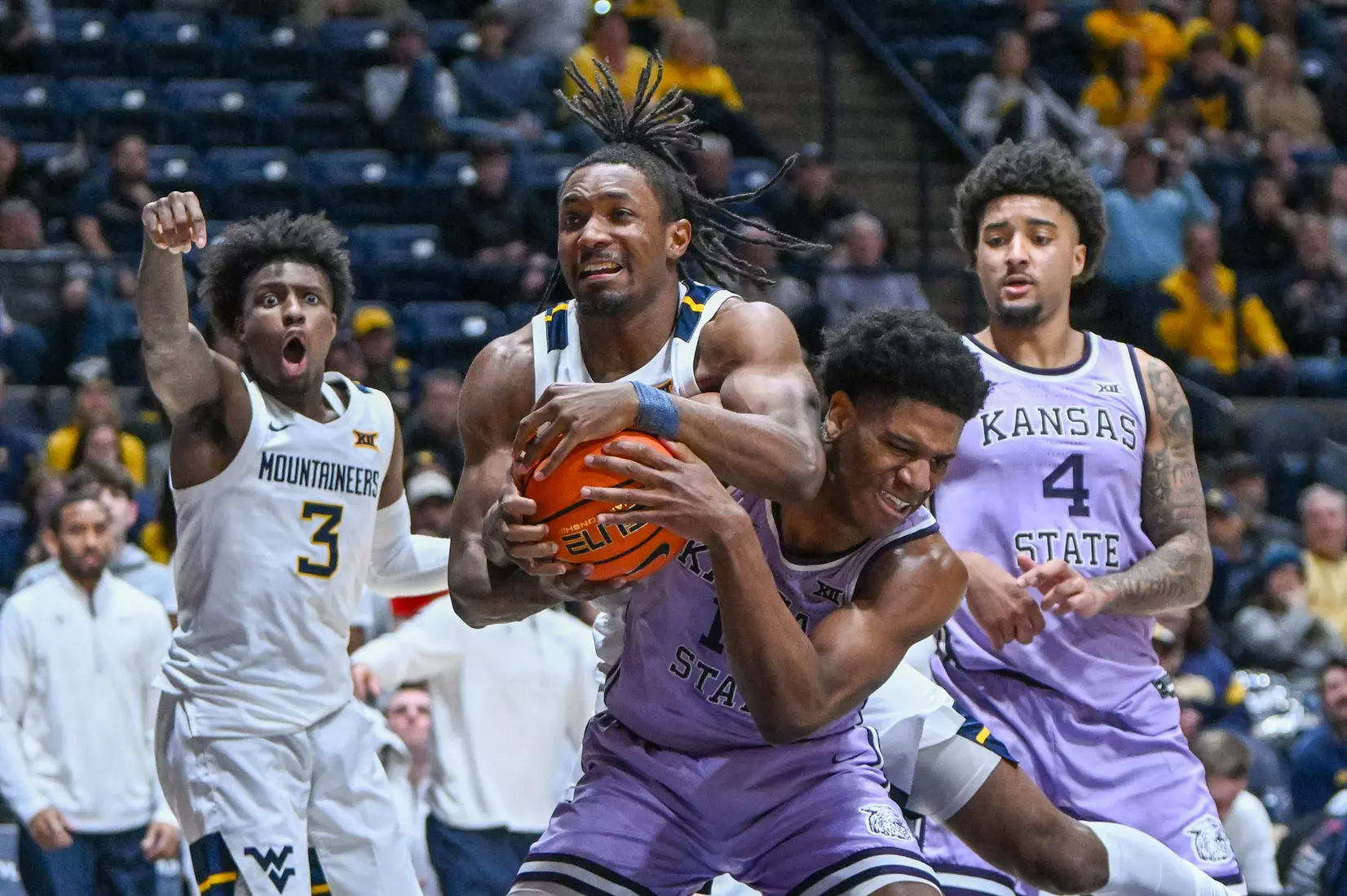 WVU vs Kansas St. Tuesday, Jan. 27, 2026 at the Hope Coliseum.