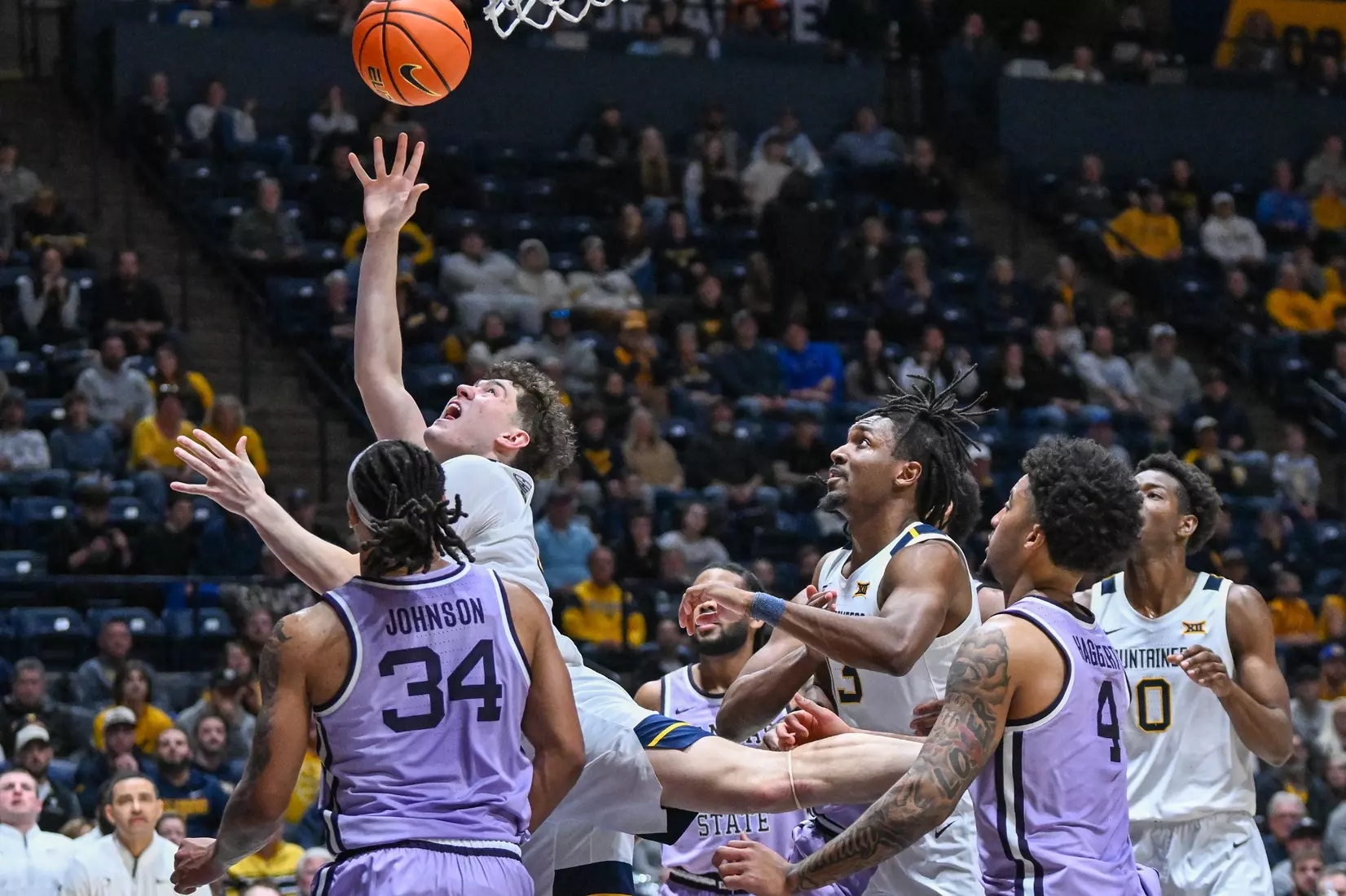 WVU vs Kansas St. Tuesday, Jan. 27, 2026 at the Hope Coliseum.