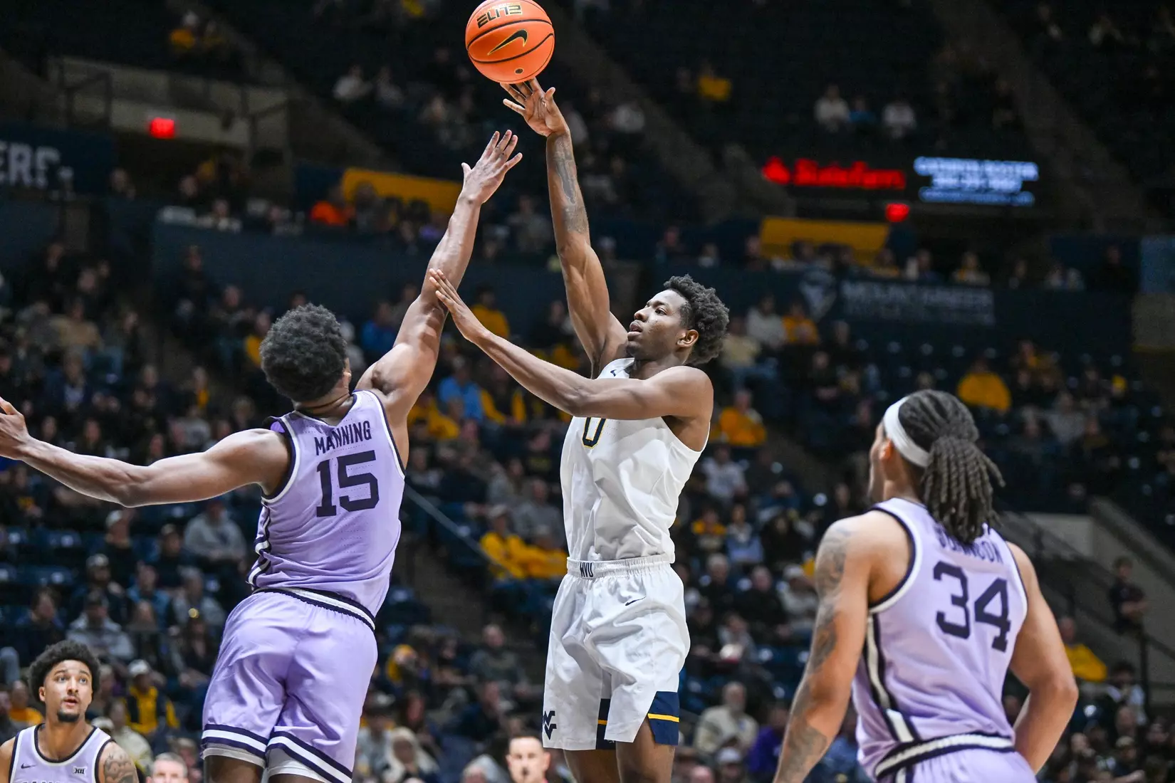 WVU vs Kansas St. Tuesday, Jan. 27, 2026 at the Hope Coliseum.