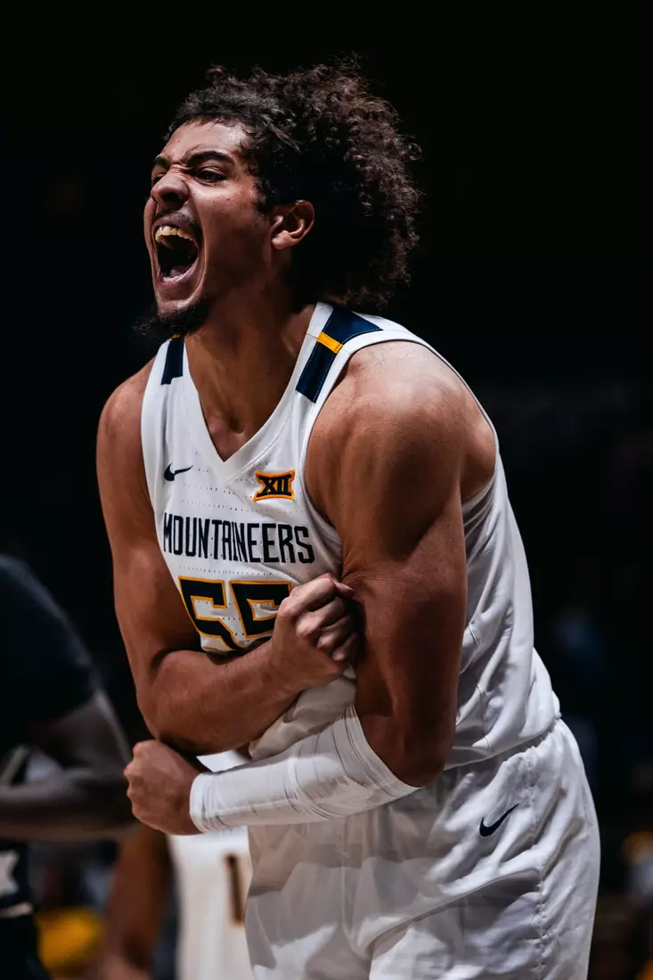 West Virginia battles Cincinnati in its Big 12 Conference home opener at Hope Coliseum on Jan. 6, 2026.