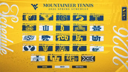 2026 Spring Tennis Schedule