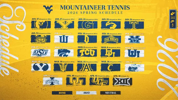 2026 Spring Tennis Schedule