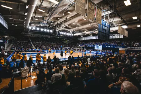 WVU voleyball played at BYU on Oct. 10