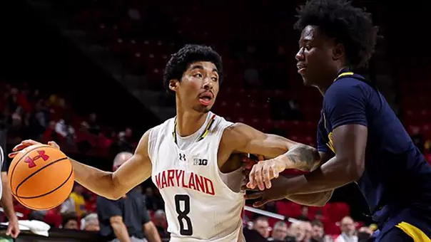 West Virginia lost an exhibition basketball game in overtime 90-81 to Maryland a XFINITY Center in College Park, Maryland, on Sunday, Oct. 18, 2026.