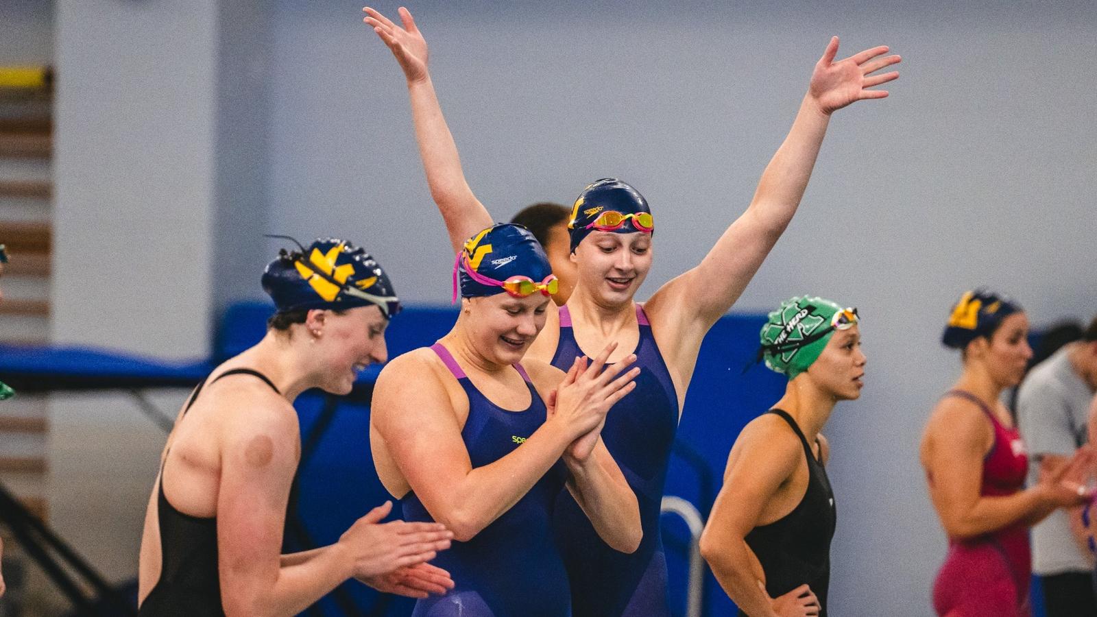 Photo: wvusports.com The West Virginia University women’s swimming team opened the 2026-27 campaign with a dominating, 214-61, victory over the