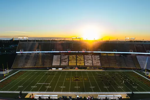 Jack Trice Stadium in Ames, Iowa.