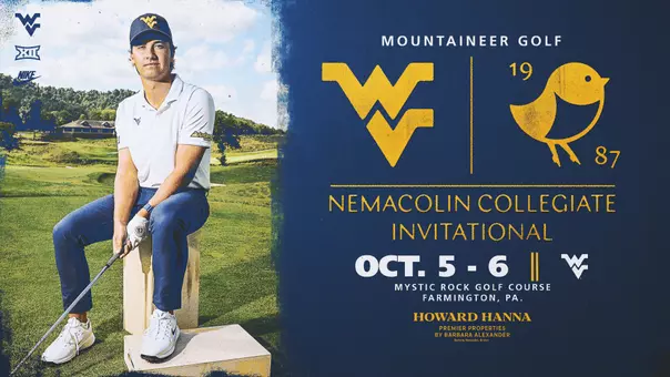 West Virginia will host the 2026 Nemacolin Collegiate Invitational on Oct. 5-6