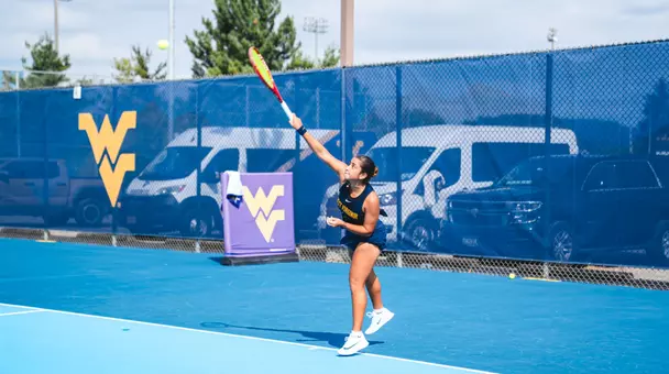 Sosanna Malaak serves the ball during the Martha Thorn Invitational