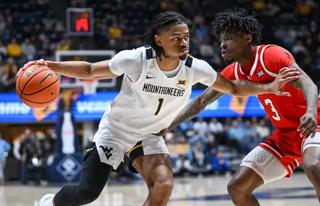 Game action from WVU vs Utah Wednesday, Feb. 18, 2026 at the Hope Coliseum.