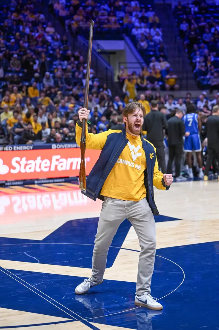 WVU men's basketball game action vs BYU Saturday, Feb. 28, 2026.
