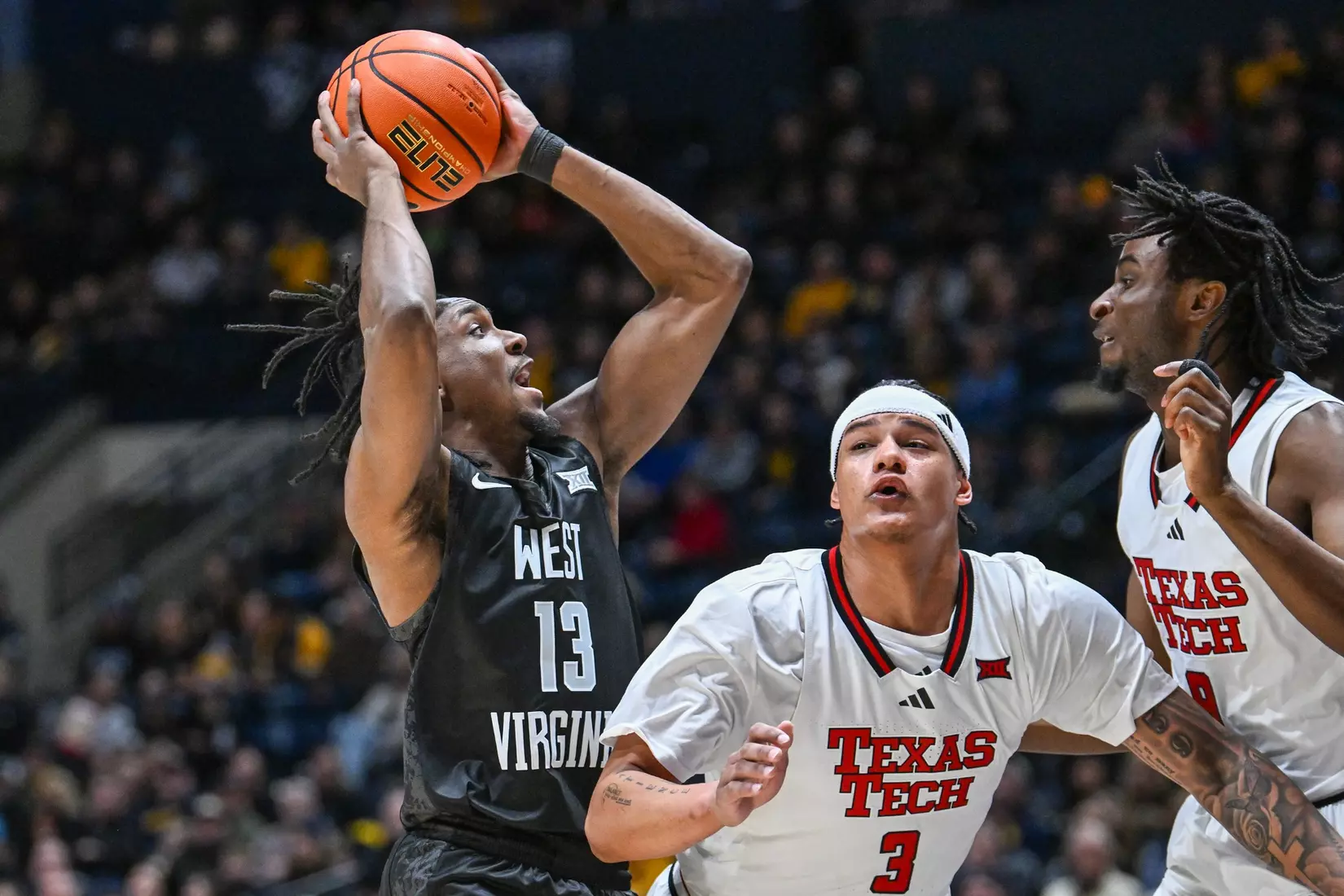 West Virginia hosts No. 13 Texas Tech on Sunday, Feb. 8, at Hope Coliseum in Morgantown.