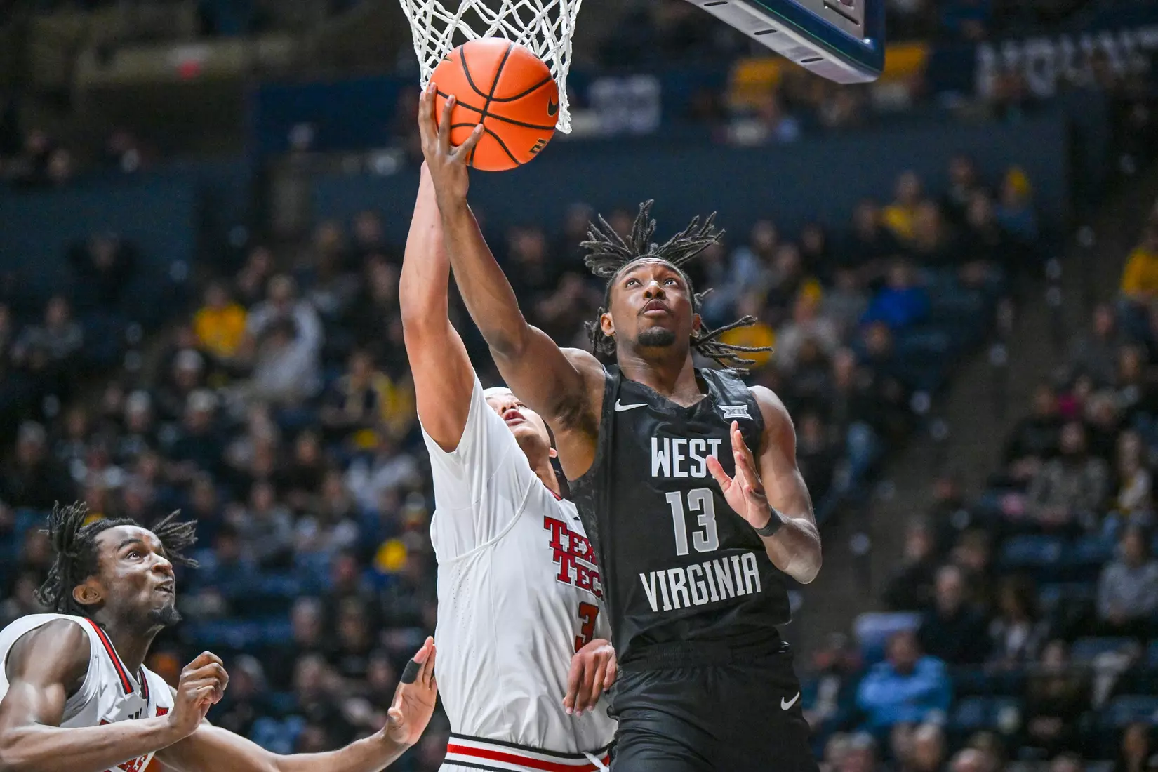 West Virginia hosts No. 13 Texas Tech on Sunday, Feb. 8, at Hope Coliseum in Morgantown.