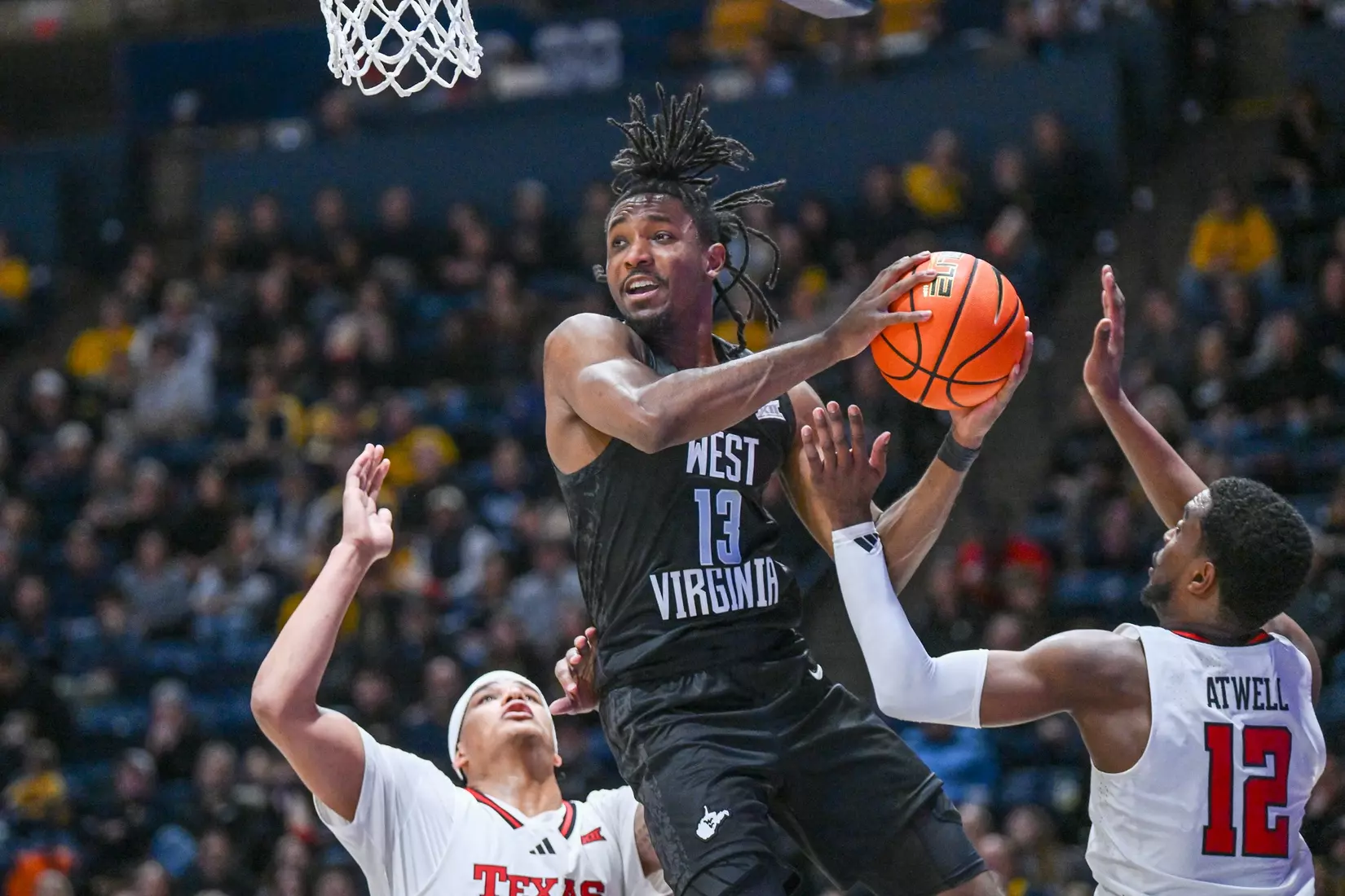 West Virginia hosts No. 13 Texas Tech on Sunday, Feb. 8, at Hope Coliseum in Morgantown.