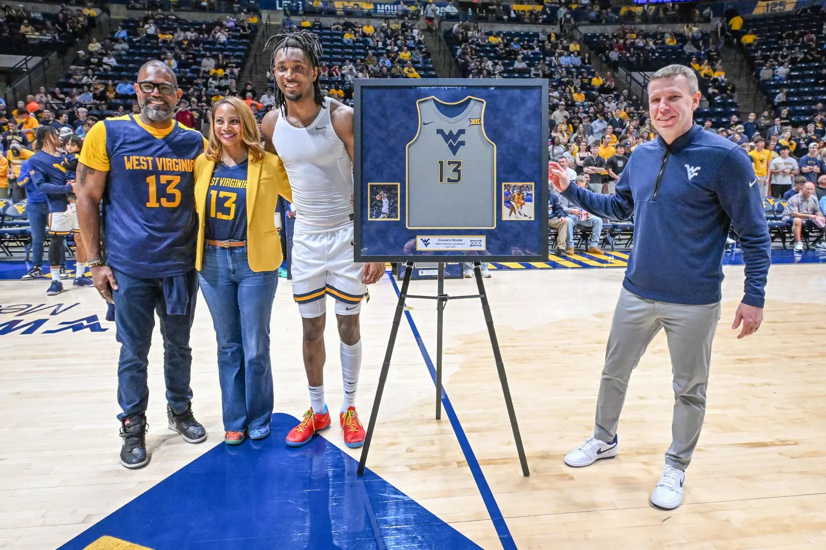 WVU vs UCF men's basketball Senior Night at the Hope Coliseum Mar. 6, 2026.
