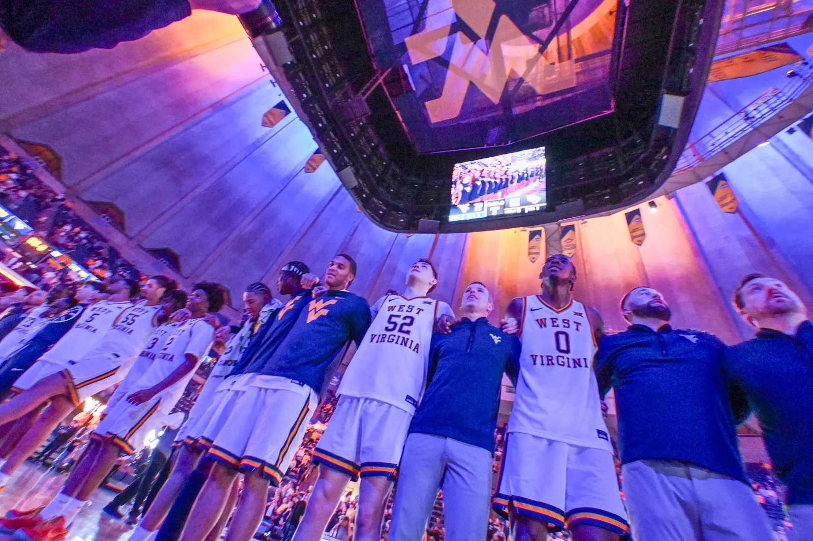 WVU vs UCF men's basketball Senior Night at the Hope Coliseum Mar. 6, 2026.