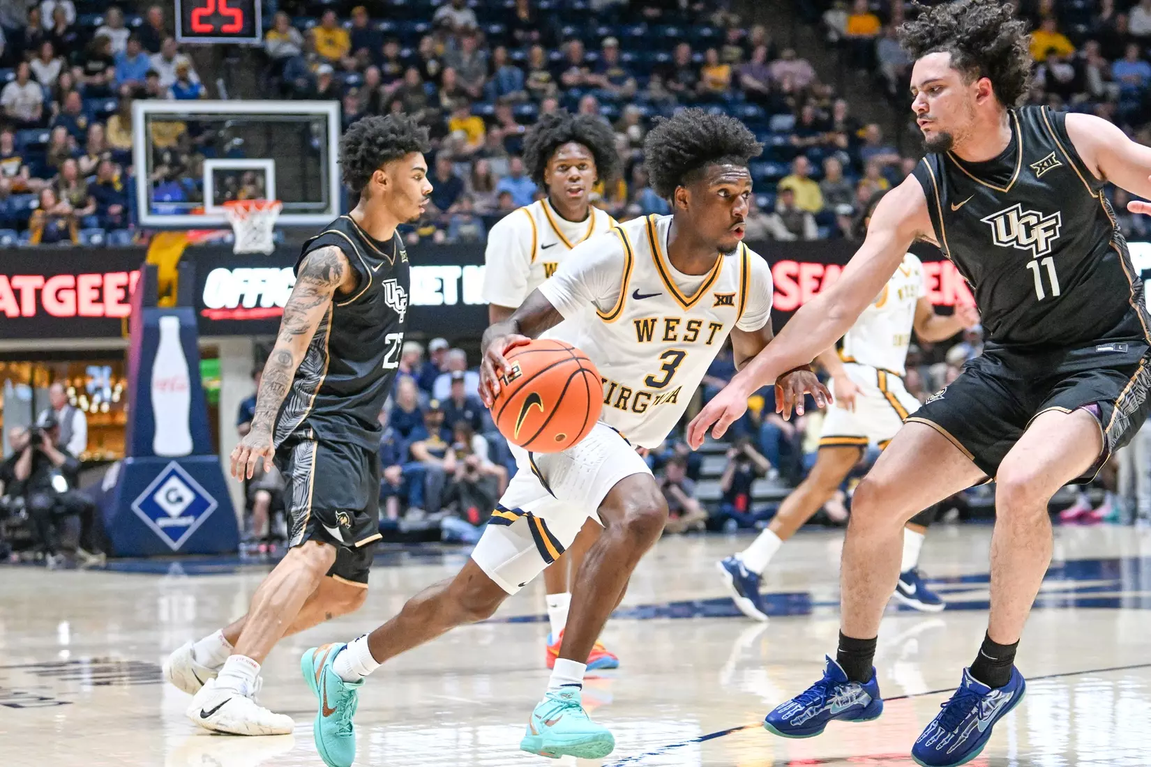 WVU vs UCF men's basketball Senior Night at the Hope Coliseum Mar. 6, 2026.