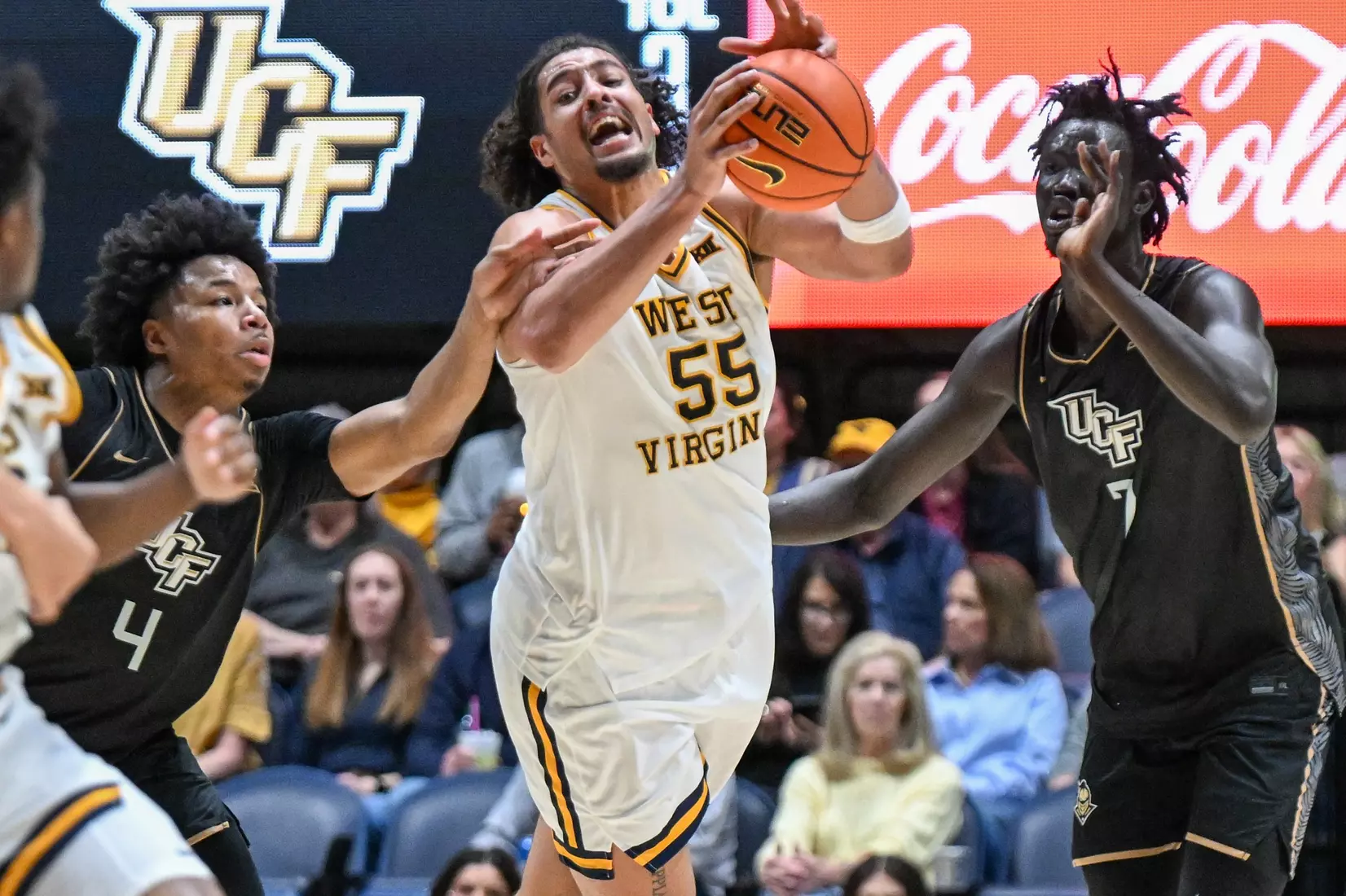 WVU vs UCF men's basketball Senior Night at the Hope Coliseum Mar. 6, 2026.