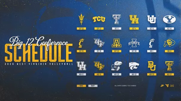 2026 Big 12 Schedule VB