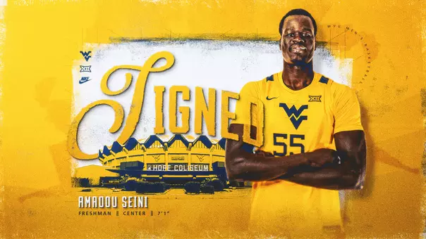 Freshman Amadou Seini signs with the Mountaineers