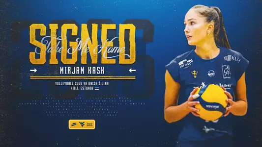 WVU Volleyball announces the signing of Estonian Middle Blocker Mirjam Kask