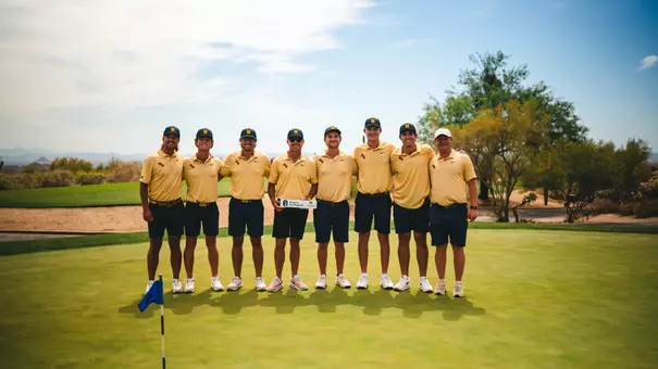 WVU golf team at NCAA Regionals