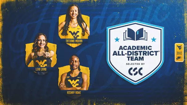 Lexi Lamb, Tatiana Moura and Kishay Rowe were all named to the CSC Academic All-District teams for track and field and cross country.