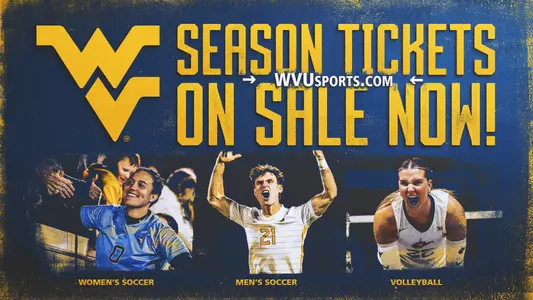 Season tickets for WVU's fall Olympic sports are now on sale.